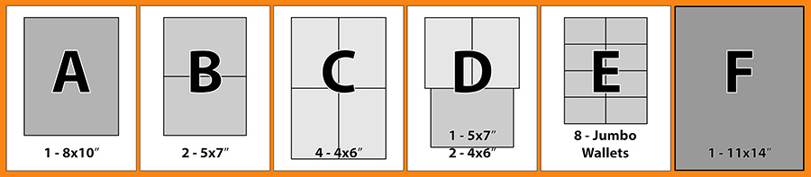 Portrait sheet combinations